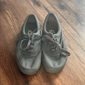 Vans Men's Charcoal Canvas Sneakers